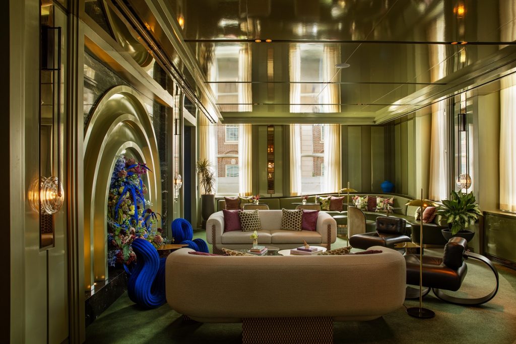 W Hotel Union Square Living Room Cafe
